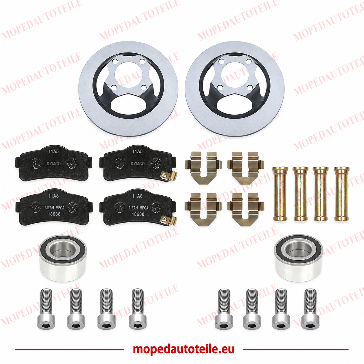 Kit de freinage avant, Ligier(JS50/JS60/IXO), Microcar(M8/MGO 1/2/3/4)
